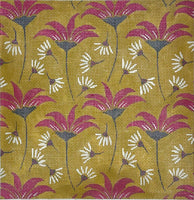 Yellow with Flowers

