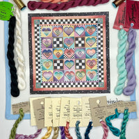 Watercolours with threads