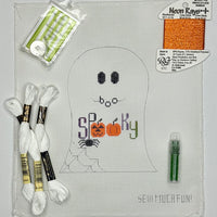 Ghost with stitch guide and starter threads