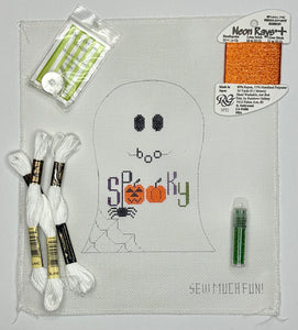 Ghost with stitch guide and starter threads