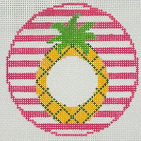Pineapple Monogram Round
