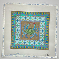 Blue Crab with Border