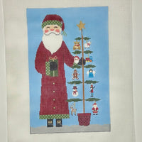 Santa with Toy Tree