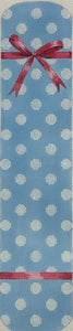 Polka Dot & Bow Eyeglass Case Blue