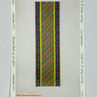 Halloween Ribbon Candy - Green & Gold Stripes