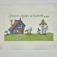 Once Upon a Time Pillow - Blue