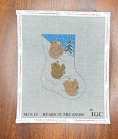 Bears in the Snow Mini Sock (print)
