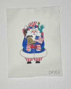Patriotic Santa