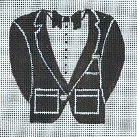 Tuxedo with stitch guide