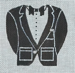Tuxedo with stitch guide