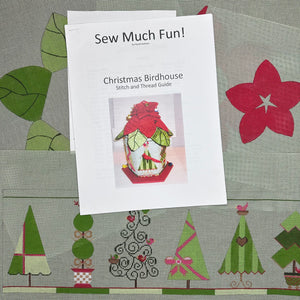 Christmas Birdhouse with stitch guide