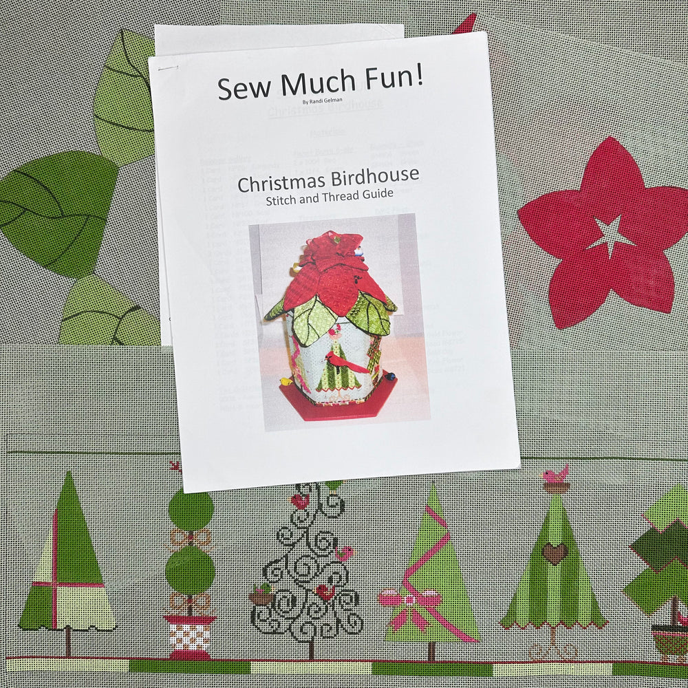 Christmas Birdhouse with stitch guide