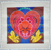 Heart with Red Birds
