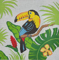 Toucan in Leaves
