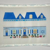 Hannukah House Hinged Box (no hardware)