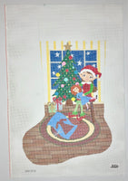 Girl Elf Stocking
