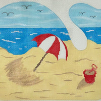Med. Whale Beach Scene