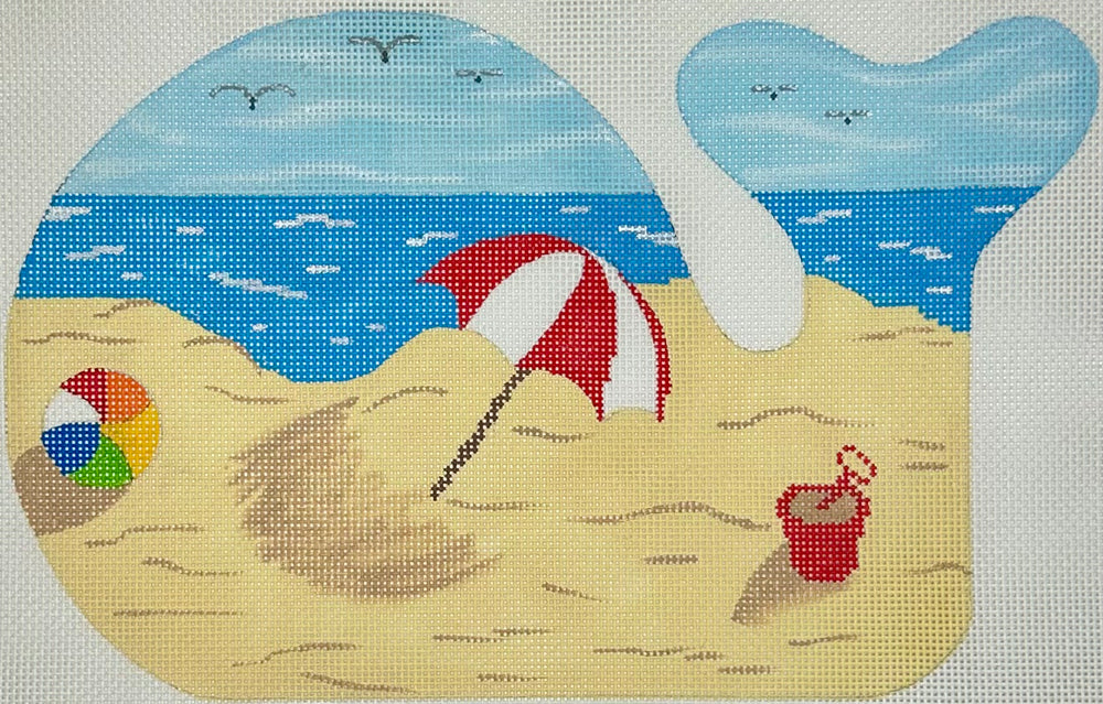 Med. Whale Beach Scene