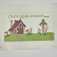Once Upon a Time Pillow - Pink