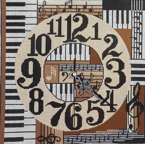Musical Clock with clock mechanism
