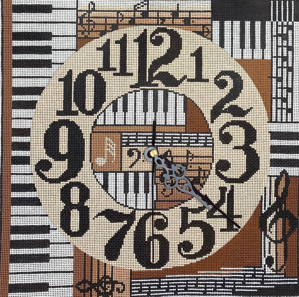 Musical Clock with clock mechanism