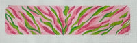 Cuff - Zebra Stripes Pinks and Greens
