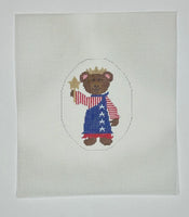 July Teddy Bear with stitch guide
