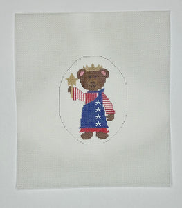 July Teddy Bear with stitch guide