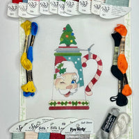 Santa Beer Stein with threads