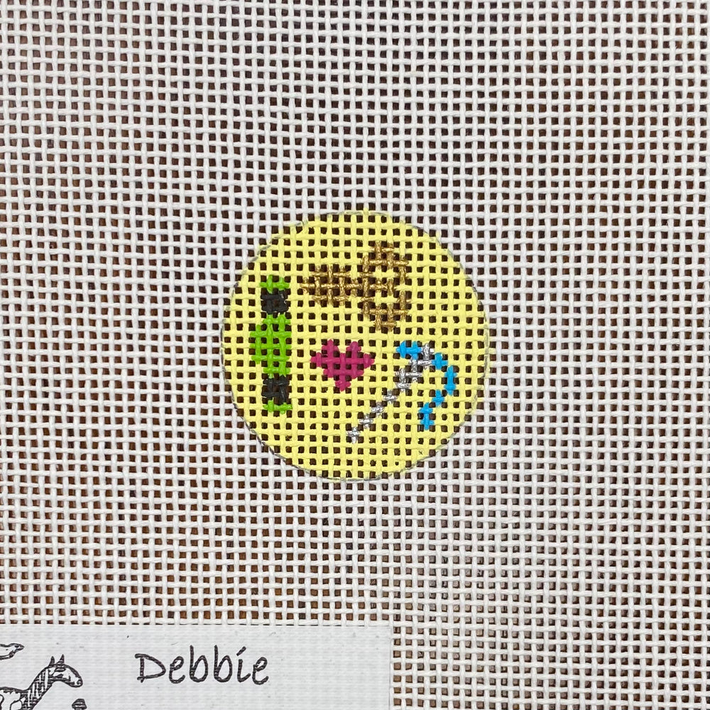 Tiny Needlepoint Round