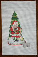 Santa with Animals Stocking
