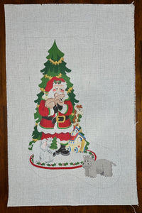 Santa with Animals Stocking