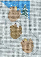 Bears in the Snow Mini Sock (print)
