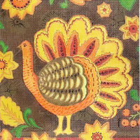 Folk Art Turkey with stitch guide