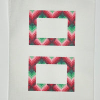 Bargello Holiday Place Cards