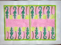 Lilly Inspired Backgammon Board with Dice Cups
