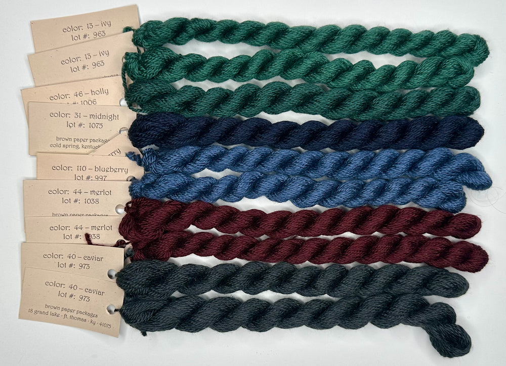 10 skeins of Silk & Ivory