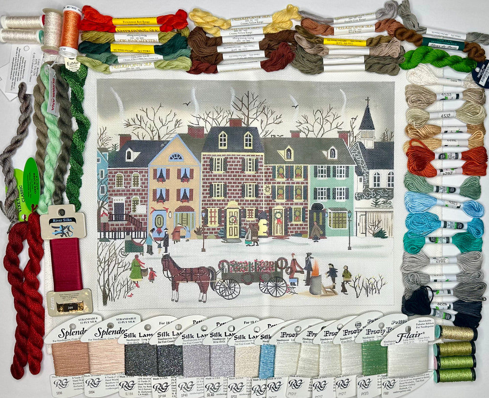 Christmas on Beemis Street with threads