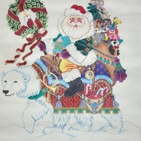 Large Santa on Polar Bear
