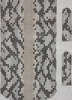 Snakeskin Trifold Clutch
