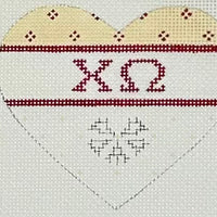 Chi Omega Heart