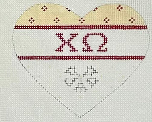 Chi Omega Heart