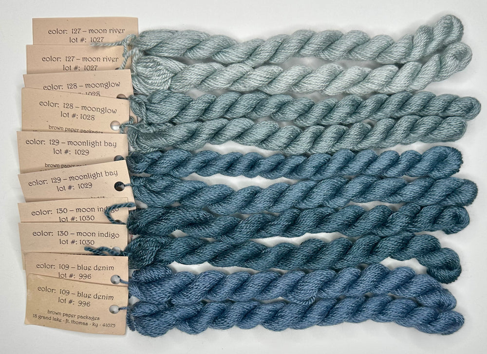 10 skeins of Silk & Ivory