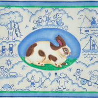 Bunny Toile - Blues