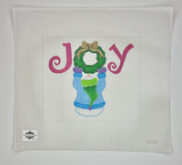 Joy Wreath Snowman
