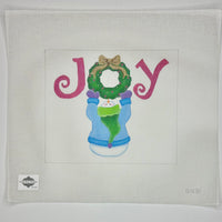 Joy Wreath Snowman