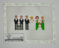 Bridal Party with stitch guide
