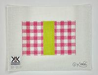 Buffalo Plaid Pink Green Small Flat
