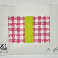 Buffalo Plaid Pink Green Small Flat