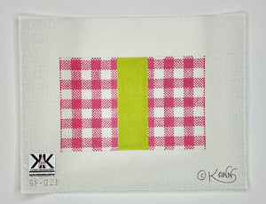 Buffalo Plaid Pink Green Small Flat
